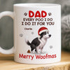 Custom Mug - Personalized Christmas Birthday Gifts For Dog Lovers, Dog Dad And Mom - Official Poop Manager Of The Year