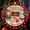 Custom Wooden Countdown Calendar - Personalized Christmas Birthday Gifts For Mom, Dad, Brother, Sister, Kids - Together We Celebrate The Magic