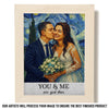 Custom Photo Starry Night Puzzle With Wooden Frame - Personalized Anniversary Wedding Gifts For Husband And Wife, Him And Her - A Masterpiece Made Of Love