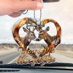 Custom Acrylic Car Ornament - Personalized - Anniversary Christmas Wedding Gifts For Husband And Wife, Him And Her - Together, We’re Unstoppable