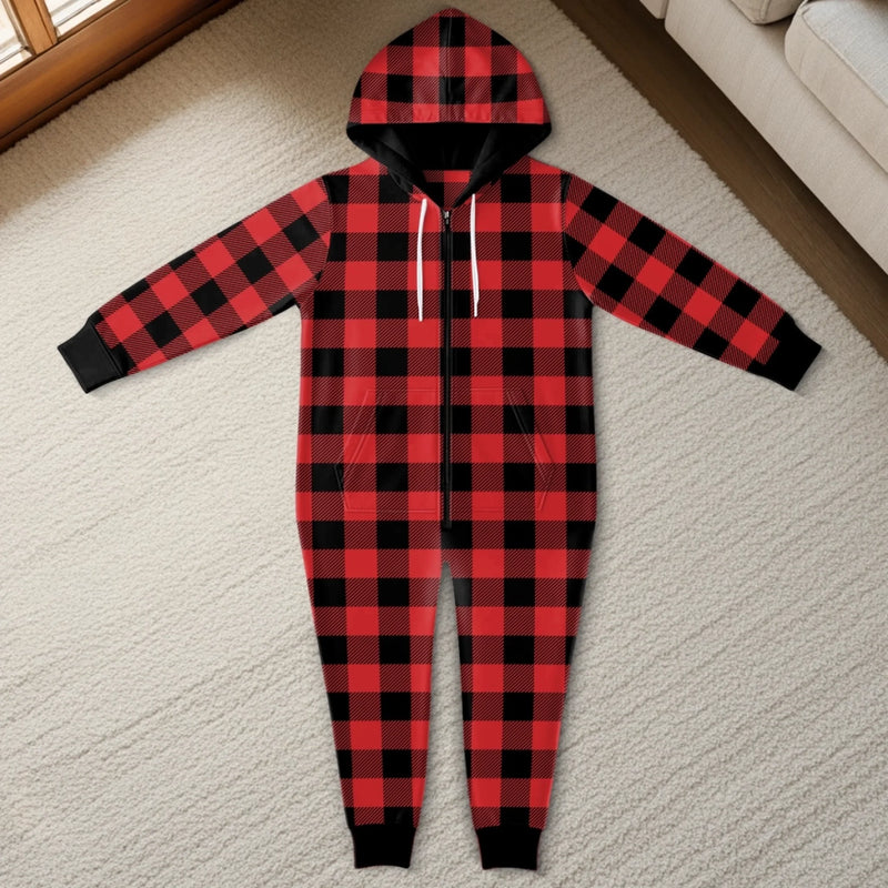 Custom Photo Adult Onesie Pajamas With Back Flap - Personalized Anniversary Christmas Wedding Gifts For Husband And Wife, Him And Her - Property Of My Favorite Troublemaker