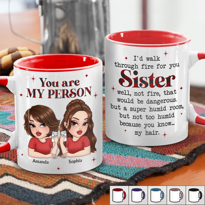 Custom Accent Mug - Personalized Best Friend Birthday Gifts For Women, Besties, Sisters, BFF - Soul Fueled Days