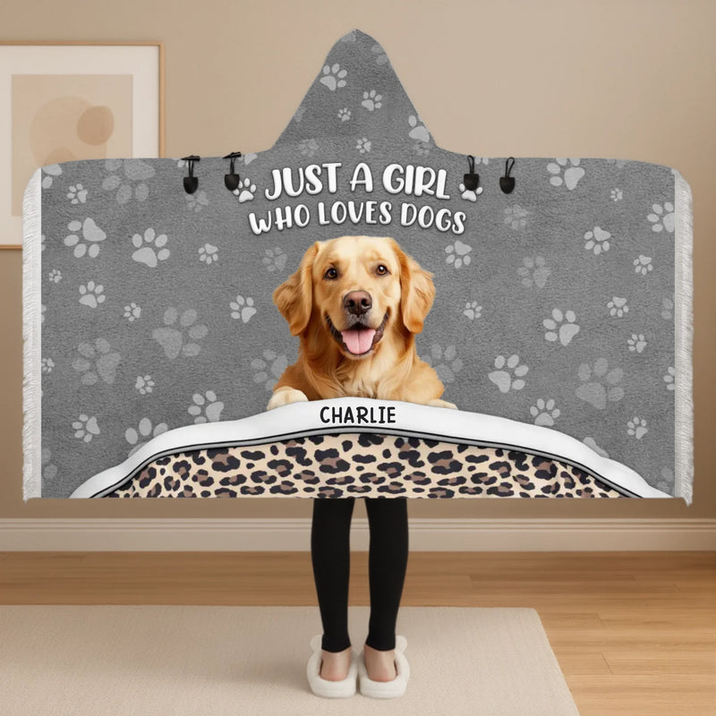 Custom Photo Poncho Wearable Blanket - Personalized Christmas Birthday Gifts For Dog Cat Lovers, Dog Dad And Mom, Cat Owners - Warmth By My Pet
