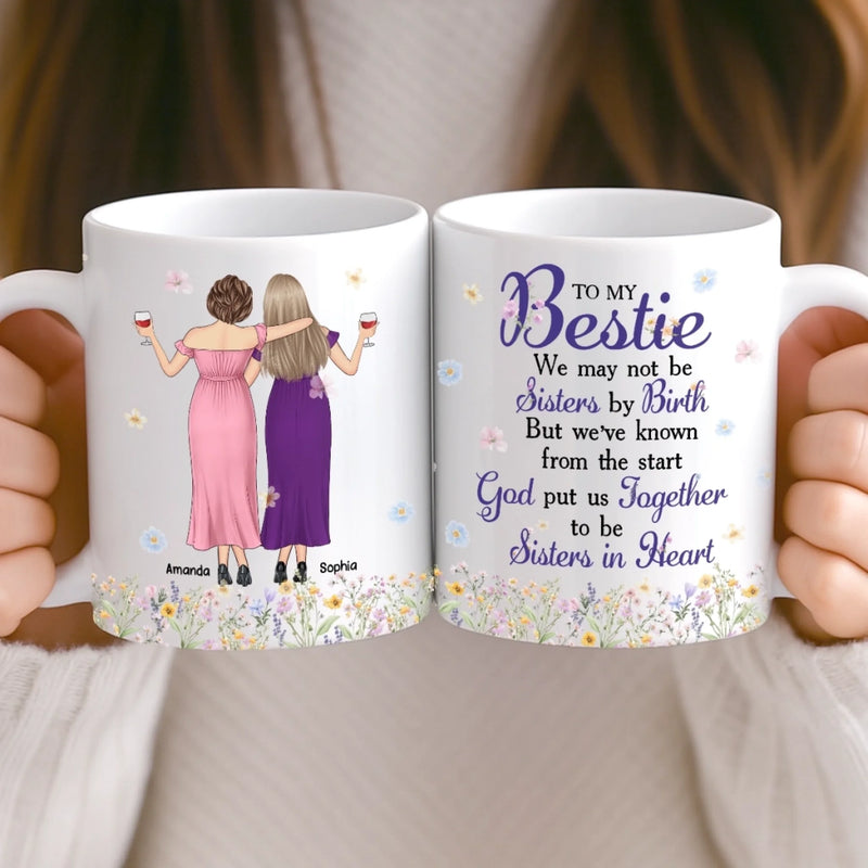 Custom Mug - Personalized Best Friend Birthday Gifts For Women, Besties, Sisters, BFF - Made Of Golden Moments