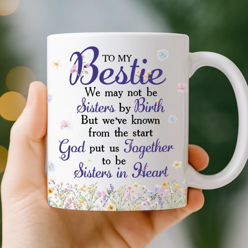 Custom Mug - Personalized Best Friend Birthday Gifts For Women, Besties, Sisters, BFF - Made Of Golden Moments