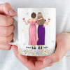 Custom Mug - Personalized Best Friend Birthday Gifts For Women, Besties, Sisters, BFF - Made Of Golden Moments