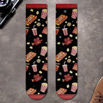 Custom Name Christmas Movie Lover Gifts - Personalized Middle Tube Socks