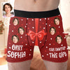 Custom Photo Boxer Briefs, Men's Boxers - Personalized Anniversary Christmas Wedding Gifts For Husband And Wife, Him And Her - Unwrap With Love