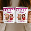 Custom Mug - Personalized Best Friend Birthday Gifts For Women, Besties, Sisters, BFF - My Peaceful Madness