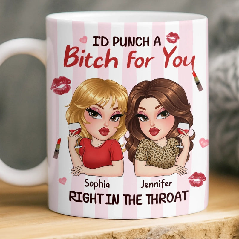 Custom Mug - Personalized Best Friend Birthday Gifts For Women, Besties, Sisters, BFF - Our Vibe Is Eternal