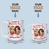 Custom Mug - Personalized Best Friend Birthday Gifts For Women, Besties, Sisters, BFF - Our Vibe Is Eternal