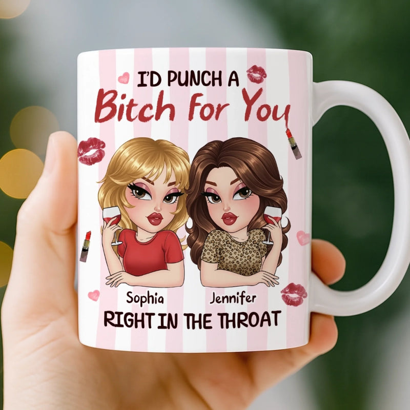 Custom Mug - Personalized Best Friend Birthday Gifts For Women, Besties, Sisters, BFF - Our Vibe Is Eternal