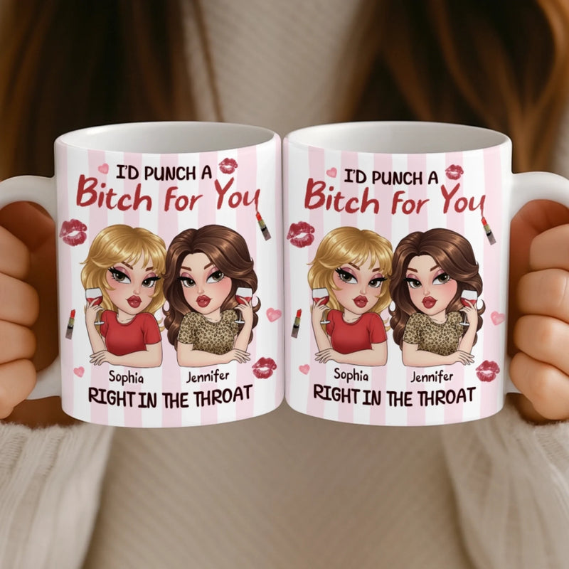 Custom Mug - Personalized Best Friend Birthday Gifts For Women, Besties, Sisters, BFF - Our Vibe Is Eternal