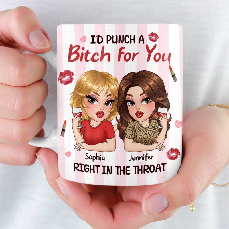 Custom Mug - Personalized Best Friend Birthday Gifts For Women, Besties, Sisters, BFF - Our Vibe Is Eternal