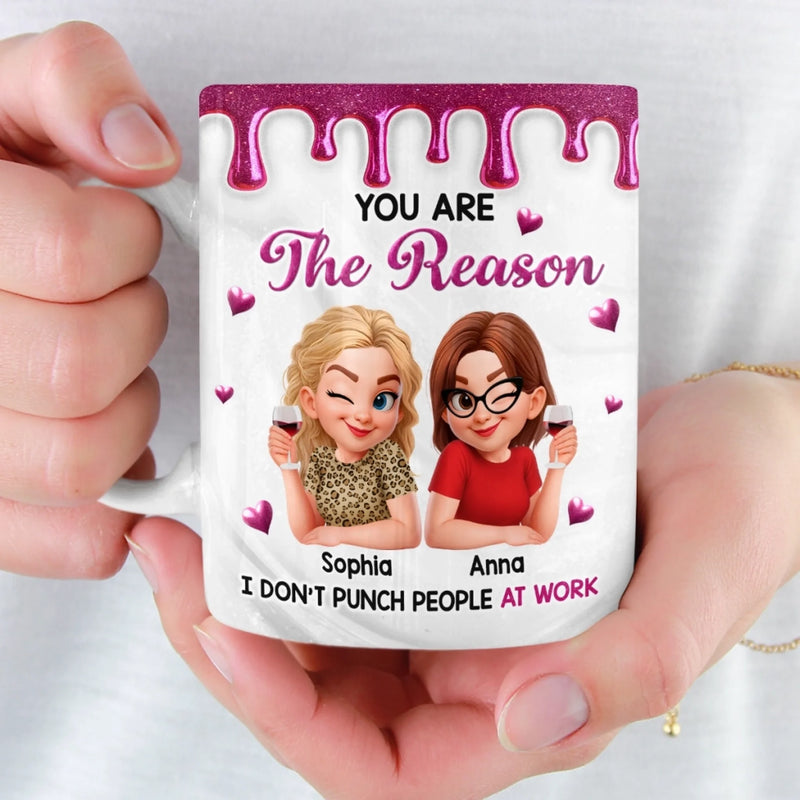 Custom Mug - Personalized Funny Gifts For Coworker, Work Bestie - Work Now Cry Later