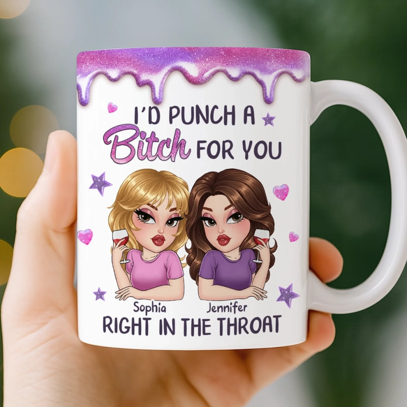 Custom Mug - Personalized Best Friend Birthday Gifts For Women, Besties, Sisters, BFF - Energy Feels Like Home