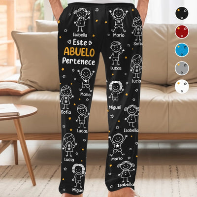 Pantalones De Pijama Personalizados - Regalos De Navidad O Cumpleaños Para Mamá, Papá, Abuela, Abuelo - Hechos Con Amor