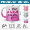 Custom 11OZ Glitter Matte Ceramic Mug - Personalized Best Friend Birthday Gifts For Women, Besties, Sisters, BFF - Smiles Shine Brighter With You