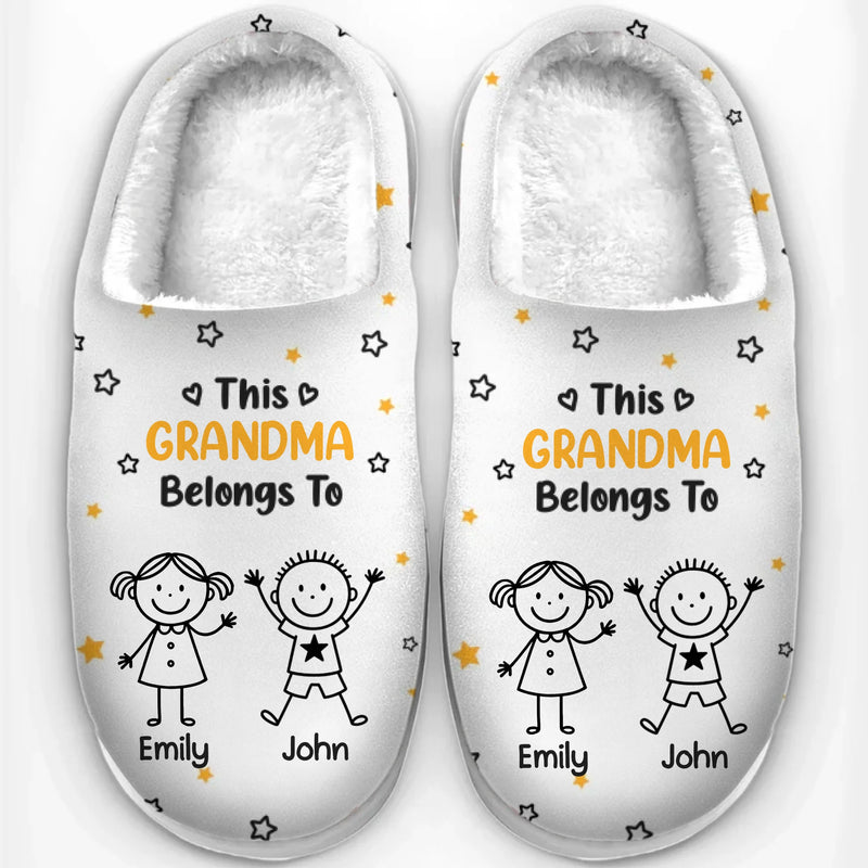 Custom Fluffy Slippers - Personalized Christmas Birthday Gifts For Mom, Dad, Grandma, Grandpa - Love Wrapped In Warmth