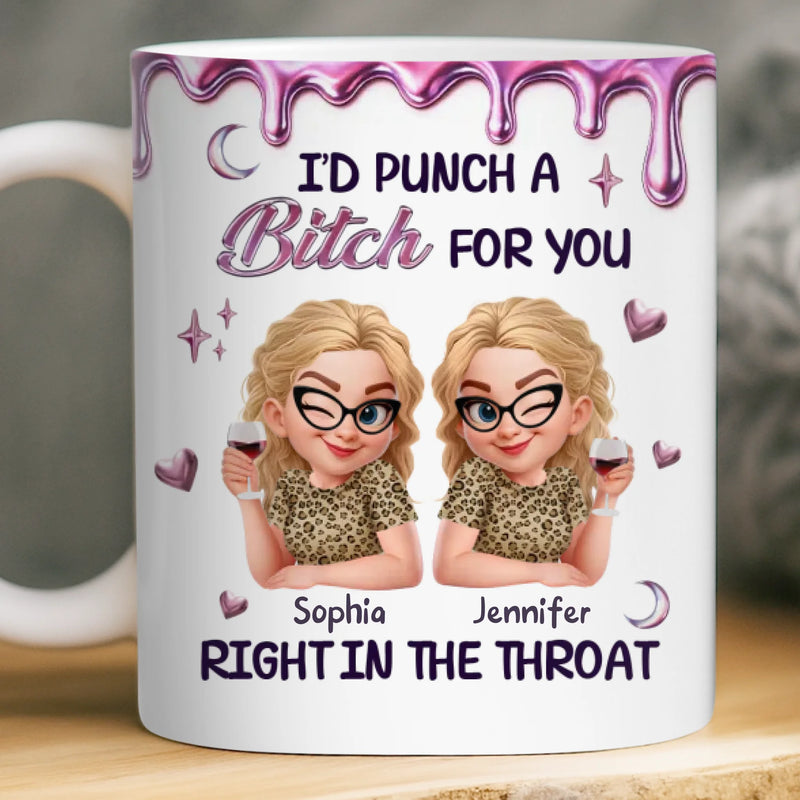 Custom Mug - Personalized Best Friend Birthday Gifts For Women, Besties, Sisters, BFF - Made For Each Laugh