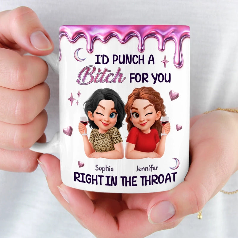 Custom Mug - Personalized Best Friend Birthday Gifts For Women, Besties, Sisters, BFF - Made For Each Laugh