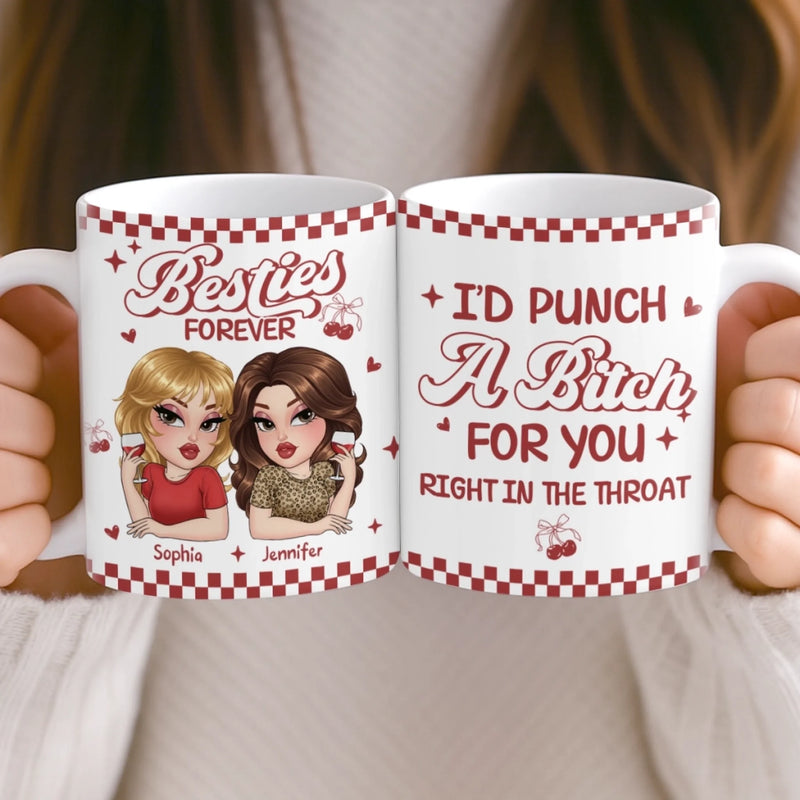 Custom Mug - Personalized Best Friend Birthday Gifts For Women, Besties, Sisters, BFF - My Favorite Kind Of Peace