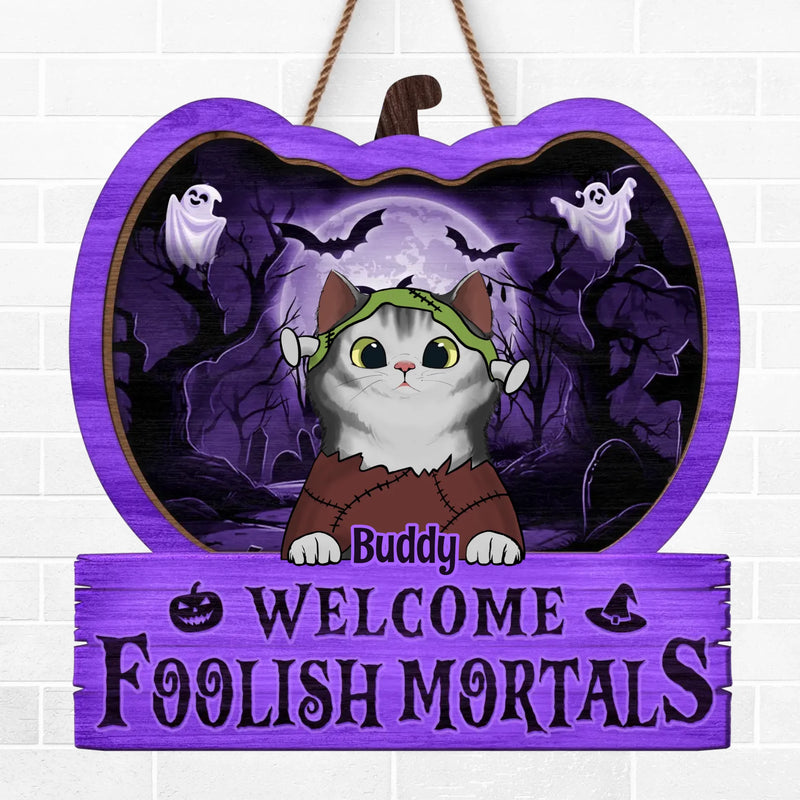 Witch Better Have My Treats - Cat Personalized Custom Home Decor Wood Sign - Halloween Gift For Pet Owners, Pet Lovers