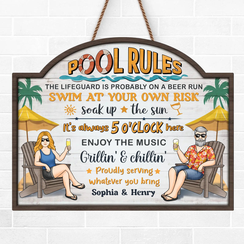 Cannonballs And Kisses - Couple Personalized Custom Home Decor Wood Sign - Gift For Husband Wife, Anniversary