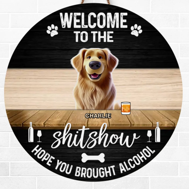 Go Away Unless You Have Dog Treats - Dog Personalized Custom Home Decor Wood Sign - House Warming Gift For Pet Owners, Pet Lovers
