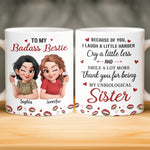 Custom Mug - Personalized Best Friend Birthday Gifts For Women, Besties, Sisters, BFF - Hearts That Just Get It