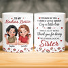 Custom Mug - Personalized Best Friend Birthday Gifts For Women, Besties, Sisters, BFF - Hearts That Just Get It