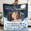 Custom Photo Quilt Blanket - Personalized Memorial Sympathy Gifts For Loss Of Mom, Dad  - Memories Keep You Close Always