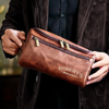 Custom Engraved Leather Toiletry Bag - Personalized  Christmas Birthday Gifts For Dad, Brother, Son, Husband, Groomsman, Best Friends - The Ultimate Man Kit