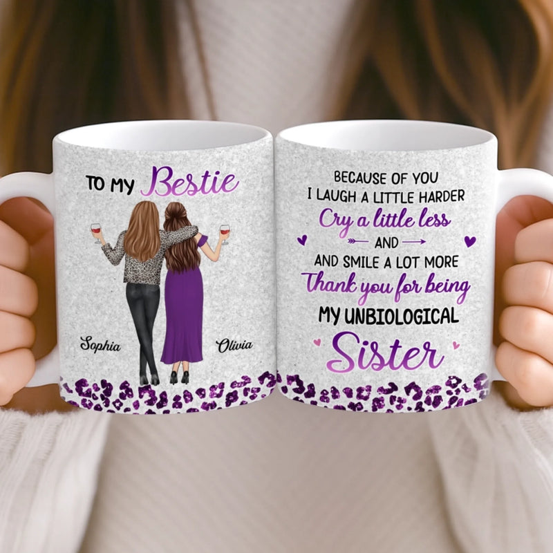 Custom Mug - Personalized Best Friend Birthday Gifts For Women, Besties, Sisters, BFF - Hot Mess Soulmates