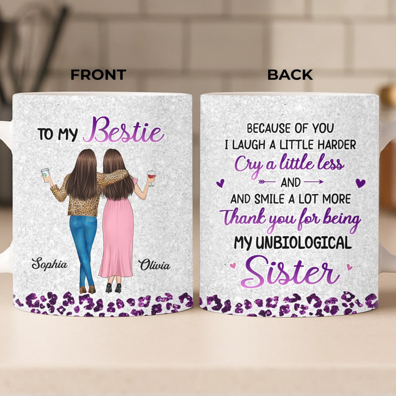 Custom Mug - Personalized Best Friend Birthday Gifts For Women, Besties, Sisters, BFF - Hot Mess Soulmates