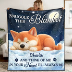 Custom Quilt Blanket - Personalized Pet Memorial Sympathy Gifts For Dogs, Cats - Your Love Still Waits At Home