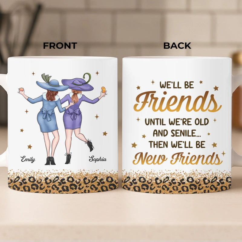 Custom Mug - Personalized Best Friend Birthday Gifts For Women, Besties, Sisters, BFF - You Make My World Loud
