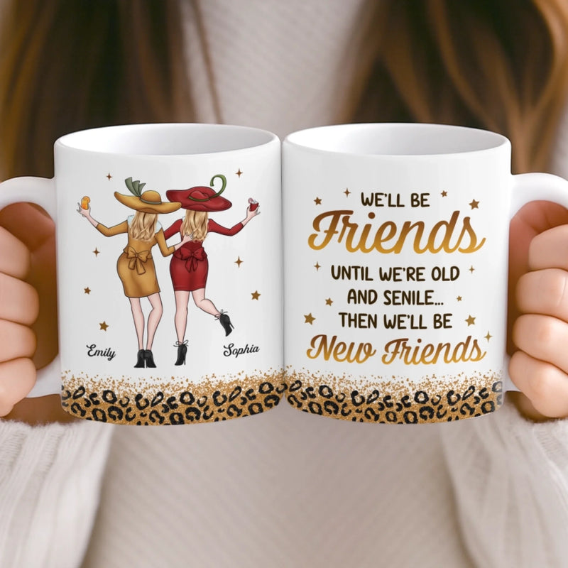 Custom Mug - Personalized Best Friend Birthday Gifts For Women, Besties, Sisters, BFF - You Make My World Loud