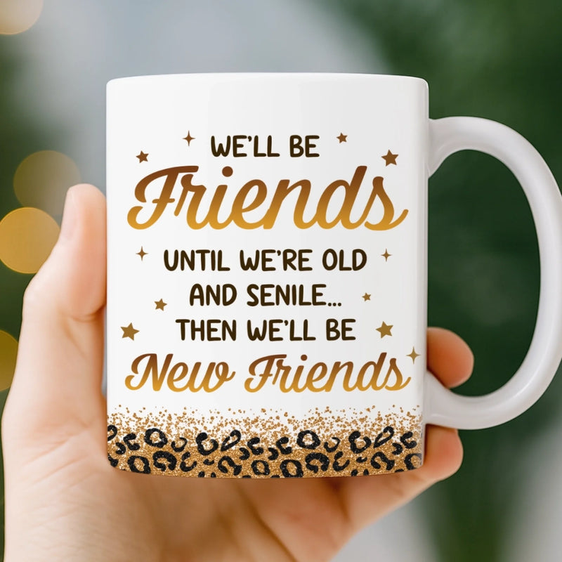 Custom Mug - Personalized Best Friend Birthday Gifts For Women, Besties, Sisters, BFF - You Make My World Loud