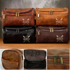 Custom Engraved Leather Toiletry Bag - Personalized  Christmas Birthday Baseball Gifts For Baseball Lovers, Sports Fans, Sports Lovers - Every Stitch Tells A Story
