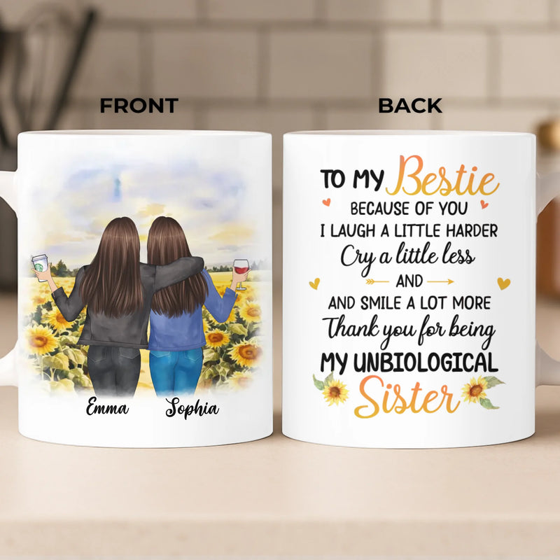 Custom Mug - Personalized Best Friend Birthday Gifts For Women, Besties, Sisters, BFF - We Get It All