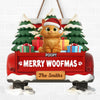 Custom Wood Sign - Personalized Christmas Birthday Gifts For Dog Cat Lovers, Dog Dad And Mom, Cat Owners - Home Is Where Paws Are