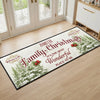 Custom Runner Rug - Personalized Christmas Birthday Gifts For Mom, Dad, Brother, Sister, Kids - Love Shines Bright This Christmas