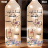 Distance Means So Little - Bestie Personalized Custom Bottle Lamp - Gift For Best Friends, BFF, Sisters