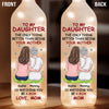 No One Loves Like A Mom - Family Personalized Custom Bottle Lamp - Gift For Mom, Daughter
