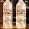 With You, I Can Be Myself - Couple Personalized Custom Bottle Lamp - Gift For Husband Wife, Anniversary