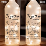 You Are The Reason I Believe In Magic - Couple Personalized Custom Bottle Lamp - Gift For Husband Wife, Anniversary