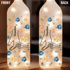 Her Hands May Be Small, But They Hold A World Of Love - Family Personalized Custom Bottle Lamp - Gift For Mom, Grandma