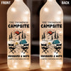 Light Up Your Adventures Together - Couple Personalized Custom Bottle Lamp - Gift For Husband Wife, Camping Lovers