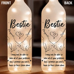 I’m Always Here For You - Bestie Personalized Custom Bottle Lamp - Gift For Best Friends, BFF, Sisters